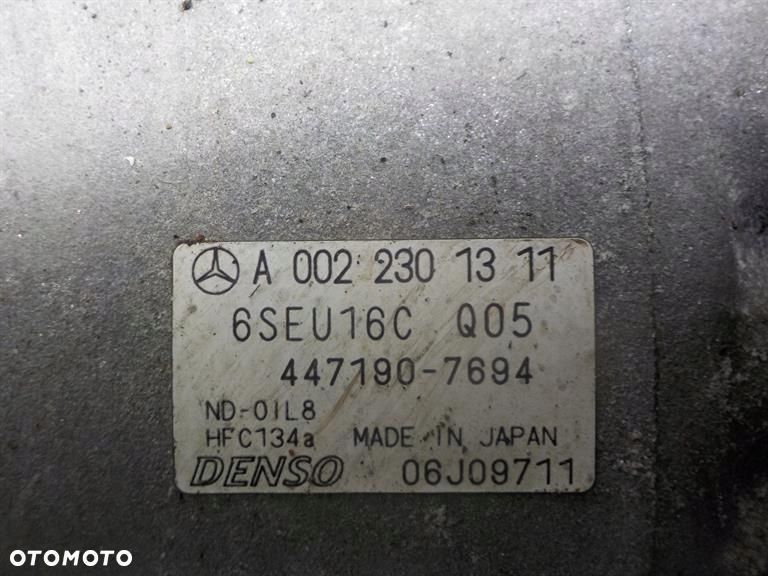 MERCEDES W169 SPRĘŻARKA KLIMATYZACJI A0022301311 447190-7694 - 2