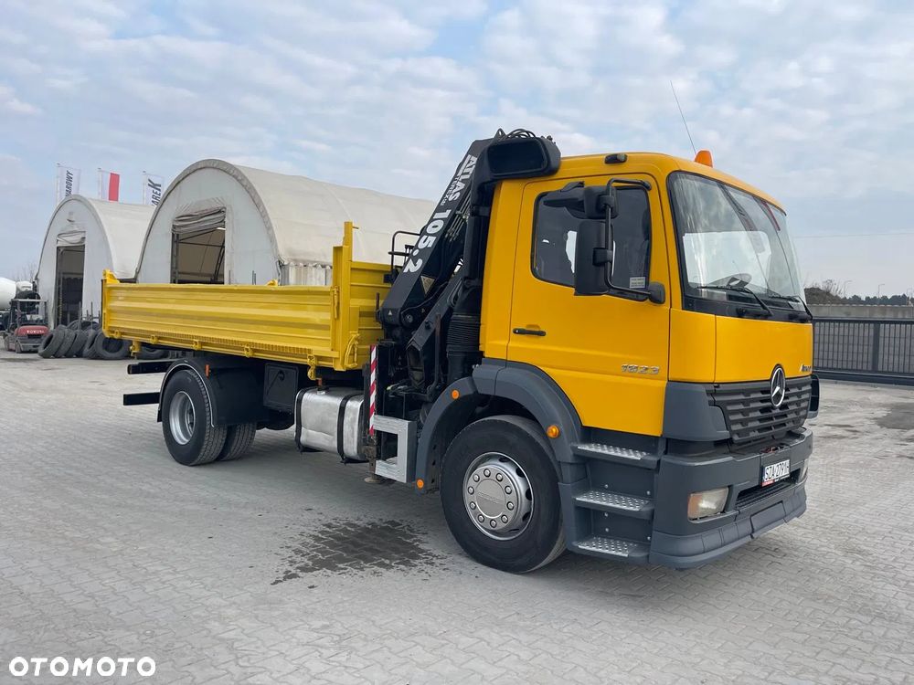 Mercedes-Benz ATEGO 1823 | 3-stronny Kiper + HDS Atlas 105.2 / Do Negocjacji - 4