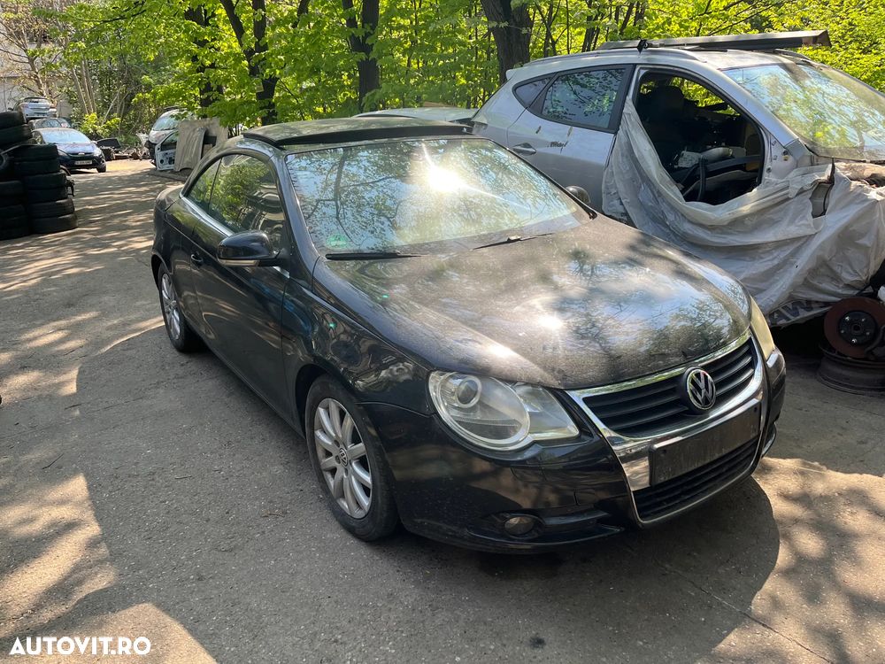 Bara fata completa VW Volkswagen EOS cabrio negru 2006 - 5