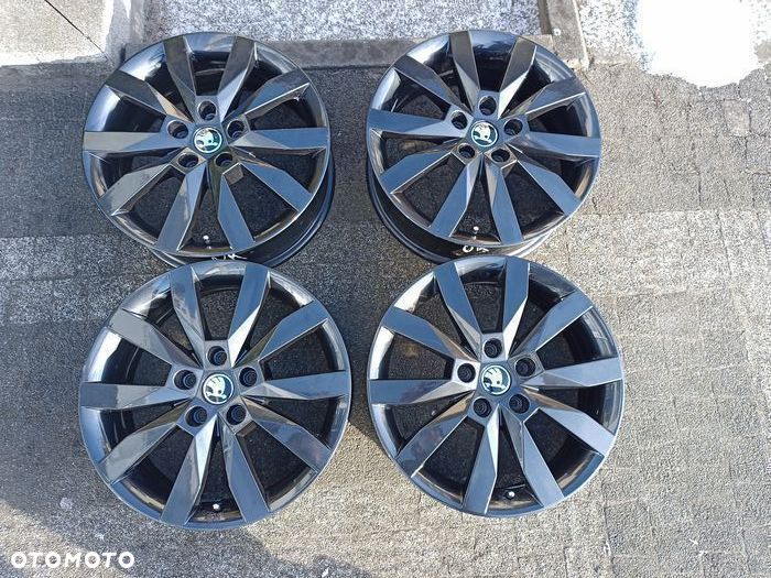 OEM 17" Skoda Superb Octavia 5E0 Kodiaq Passat Touran T-ROC CZARNE