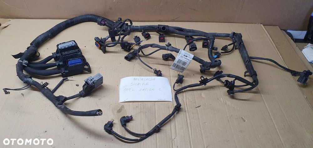 Instalacja wiązka silnika wtyczki wtyczka przewód kabel Opel Zafira C 1.4 Turbo - 1