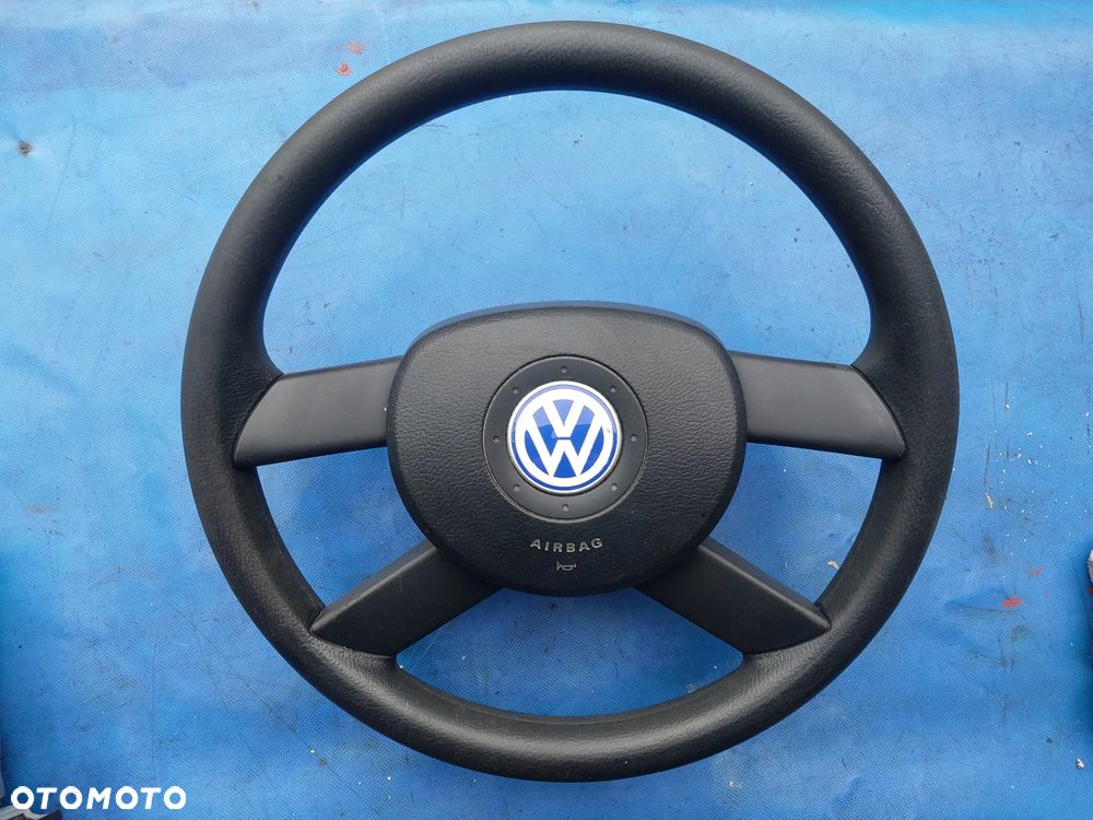 Kierownica Volkswagen polo IV 9N FOX Touran Passat Poduszka powietrzna Ładna - 2
