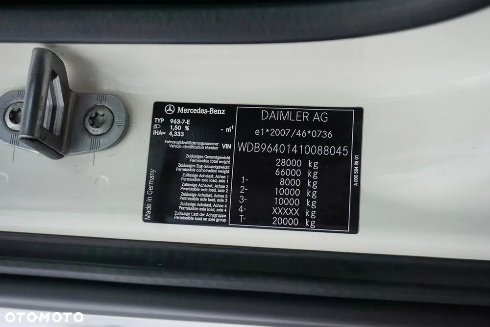 Mercedes-Benz AROCS / 2645 / E 6 / WYWROTKA + HDS / 6 X 4 / HYDROBURTA - 11
