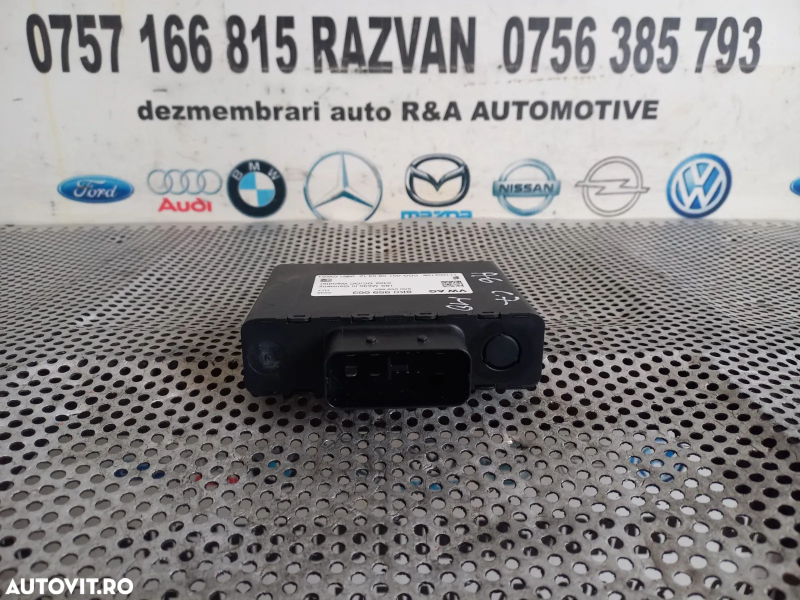 Modul Stabilizator Tensiune Baterie Audi A6 4G C7 An 2011-2012-2013-2014-2015-2016-2017-2018 Cod 8K - 5