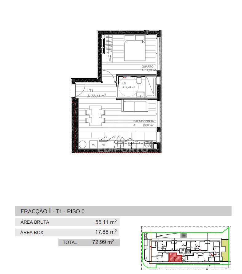 Apartamento  com áreas amplas e luminosas, superiores ao habitual no m - Grande imagem: 3/42