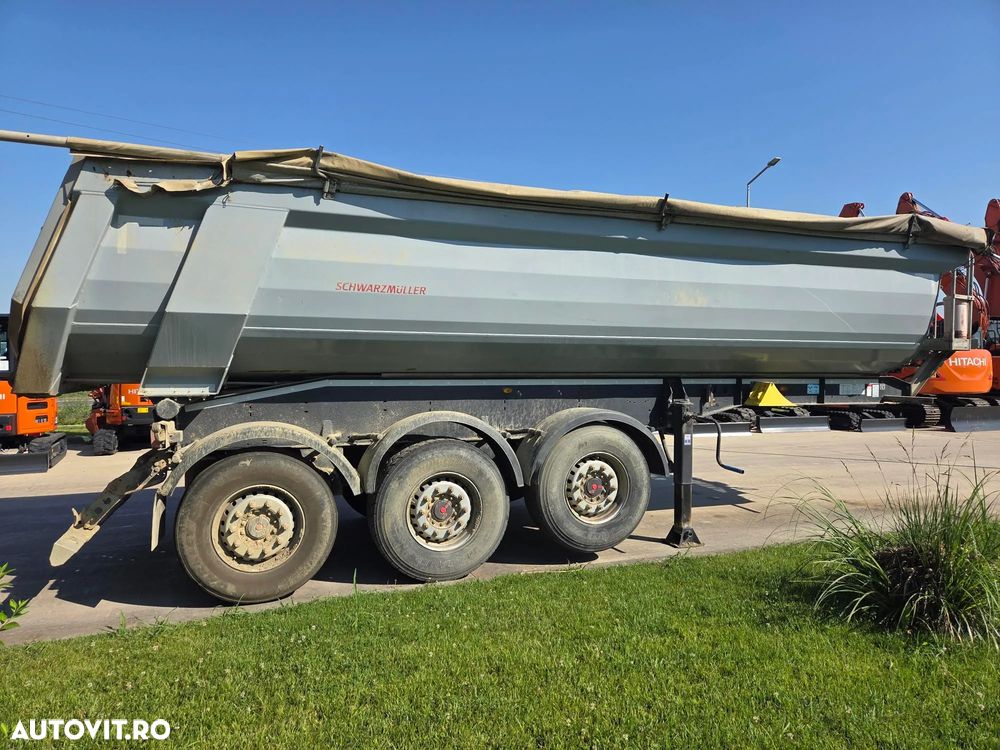 Schwarzmuller SK KAK10, 2022, 28mc, axe SAF, picioare sprijin, prelata, scena vizitare, axa LIFTABILA, anv 80% ok, HARDOX, STARE BUNA, posibilitate leasing-PROMOTIE 23.900 EUR+Tva - 3