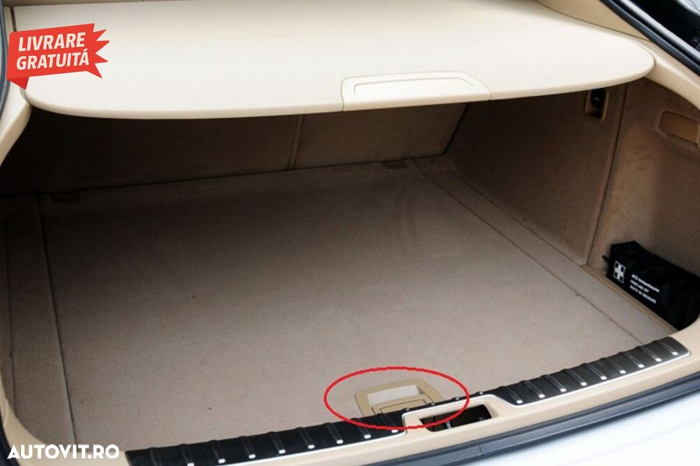 Maner interior pentru portbagaj Bej BMW Seria 5 E61 (2003-2010) X5 E70 (2007-2013)- livrare gratuita - 5