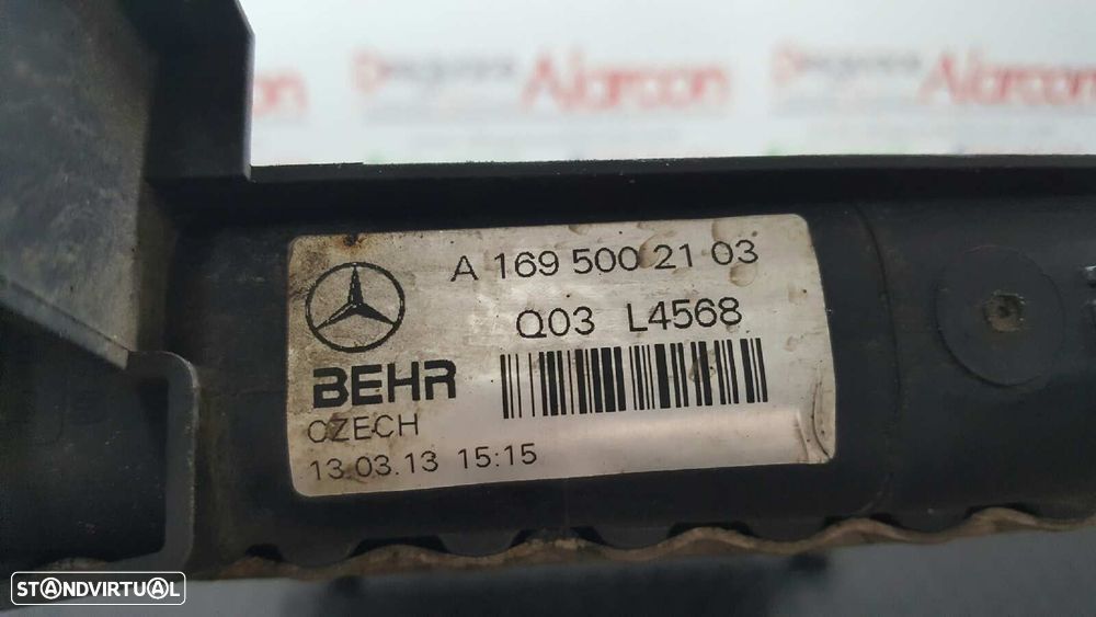 RADIADOR DE ÁGUA MERCEDES CLASE B (W245) 200 CDI (245.208) - 2
