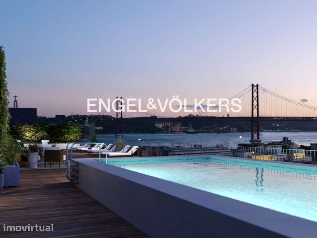 Refúgio Urbano de Luxo: Apartamento T3 na Avenida Infante Santo - Grande imagem: 4/31