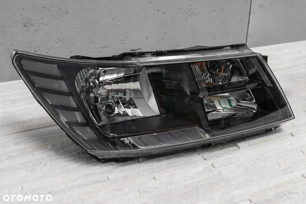 fiat freemont 2011-2015 lampy przednie czarne komplet 68200085ab europ - 9