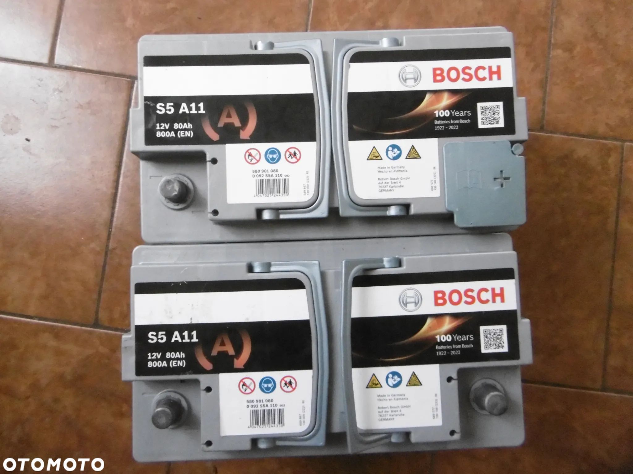 AKUMULATOR BOSCH AGM START STOP 80Ah 12v 800A S5 A11 - 1