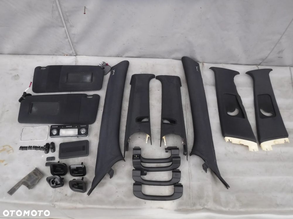 BMW E39 KOMBI TOURING PODSUFITKA SŁUPKI CZARNA KOMPLET - 6