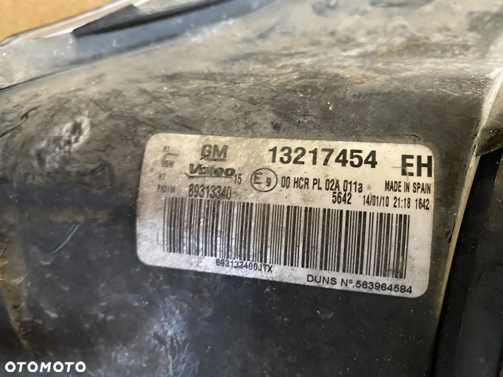 lampy corsa d czarne przed liftem komplet eu całe - 7