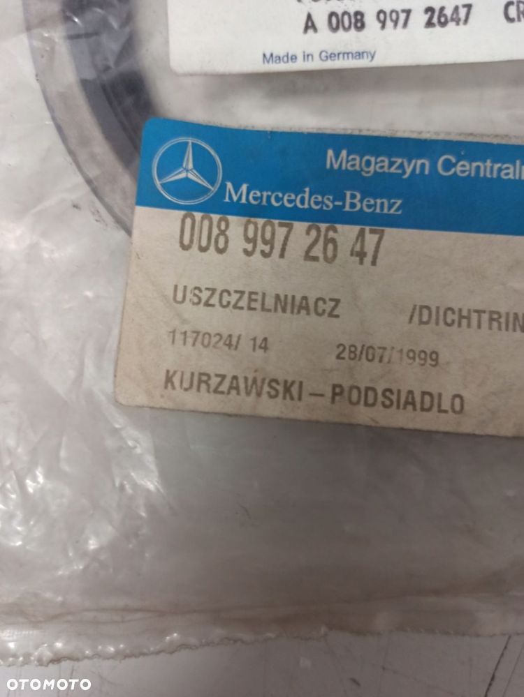 SIMERING UCZELNIACZ POKRYWY WAŁU KORBOWEGO MERCEDES M102 A0089972647 ASO - 3