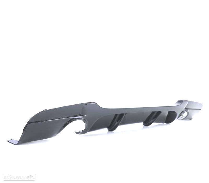 DIFUSOR BMW E90 E91 04-12 LOOK M PERFORMANCE PRETO BRILHANTE - 3