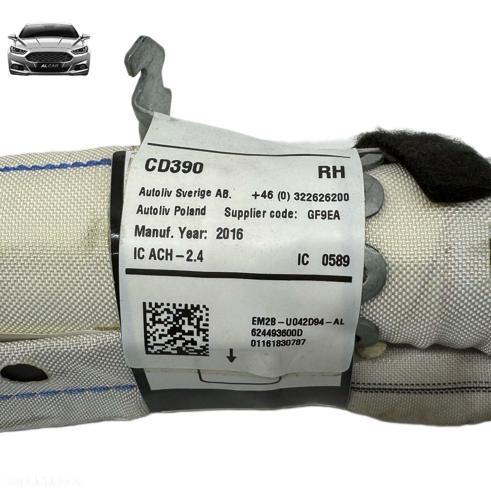 AIRBAG KURTYNA PRAWA FORD S-MAX MK2, GALAXY MK4 EM2B-U042D94-A - 2