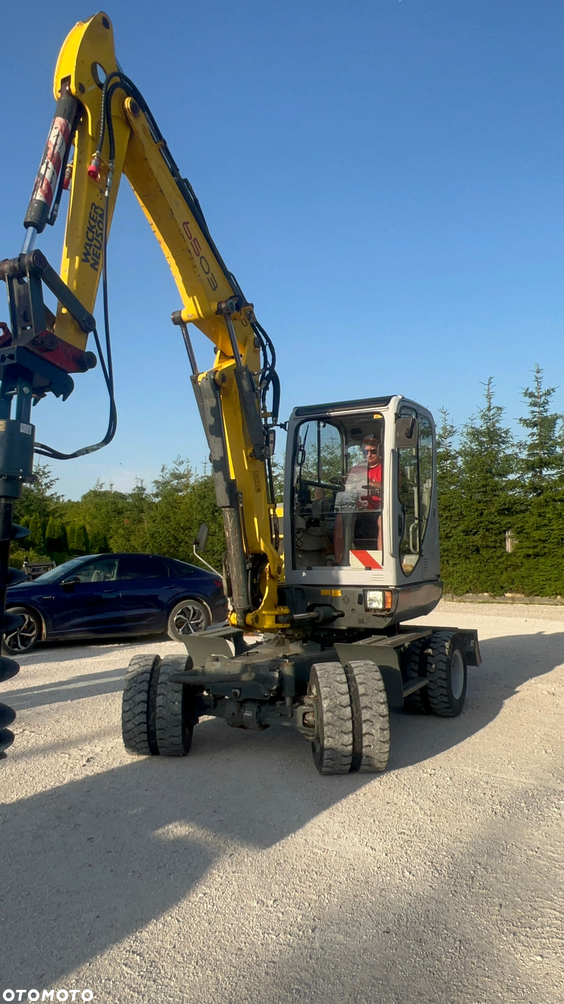 Wacker Neuson Mini KOPARKA KOŁOWA WACKER NEUSON 6503 WD 5,8t Długie ramie 3xłamane Dodatkowa hydraulika SZYBKA SKRĘTNA 2x łyżki Wiertnica skarpowa hydrauliczna Yanmar 2009r 3060mth - 3