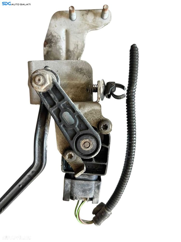 Senzor Pozitie Reglaj Far Faruri Dreapta Fata Complet cu Suport Tija Tije Volvo V60 2010 - 2018 Cod 31340262 31258179 [B4543] - 4