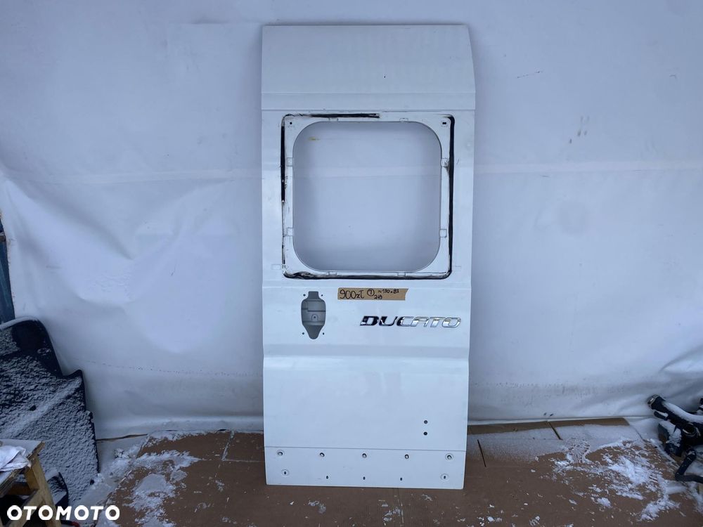 DUCATO JUMPER BOXER 06- DRZWI TYLNE PRAWE POD SZYBĘ H2 190cm BIAŁE 249 - 1