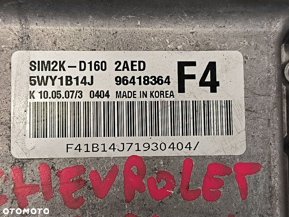 KOMPUTER CHEVROLET EPICA 5WY1B14J - 2