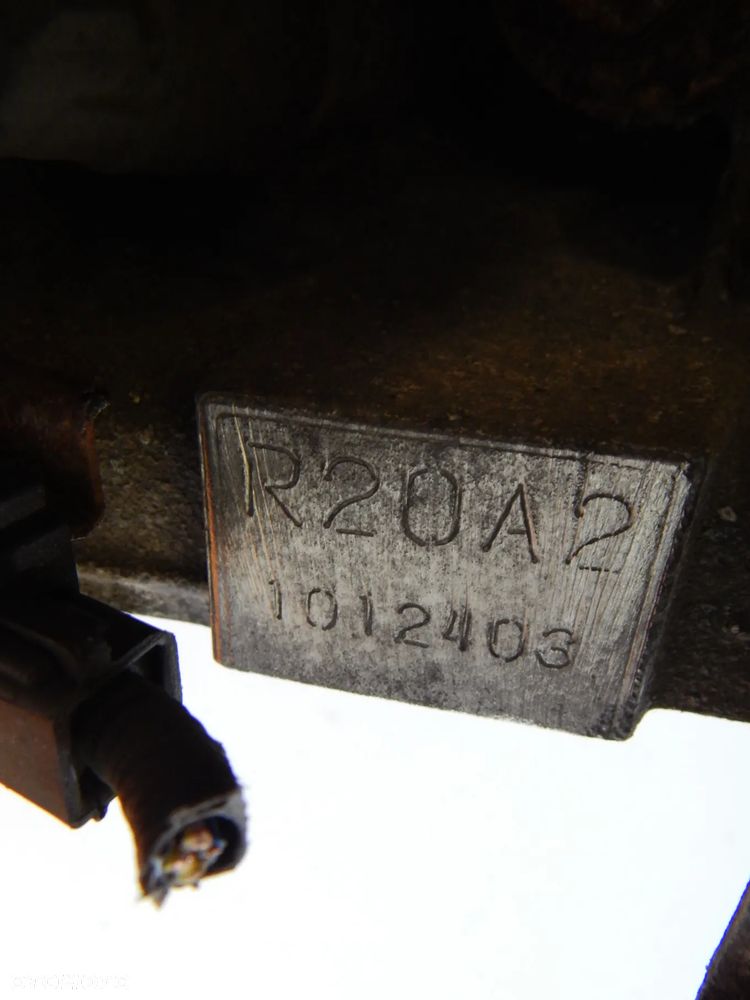 Silnik 2.0 16v benz R20A2 Honda CRV CR-V III civic accord 06-12  Łuków części - 7