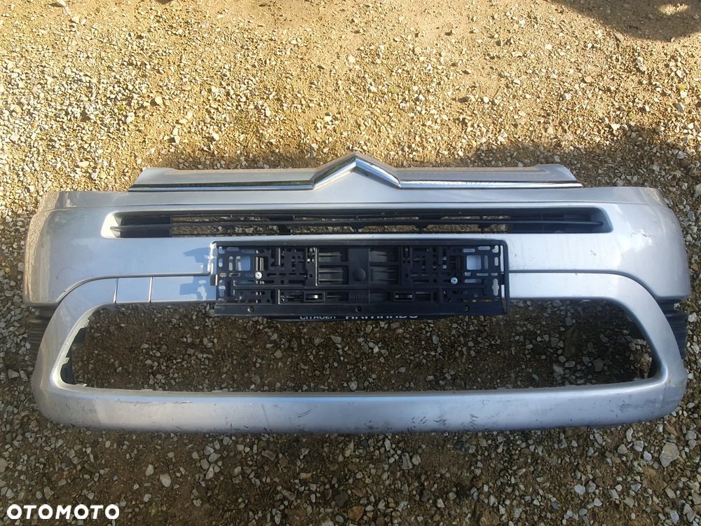 CITROEN C4 GRAND PICASSO ZDERZAK PRZÓD 9654196177 SREBRNY - 1