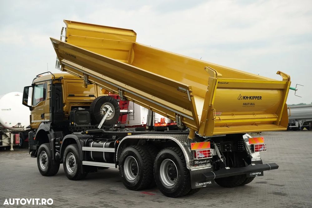 MAN TGS 41.480 / 8X6 / BASCULATOR 3 LATE / BORDMATIC / KH KIPPER / AUTOMAT / NOU / 2026 / - 4
