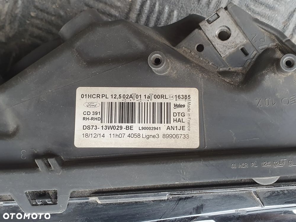 FORD MONDEO MK5 MKV 14-19 LAMPA PRZEDNIA PRAWA SOCZEWKA DS73-13W029-BE - 4