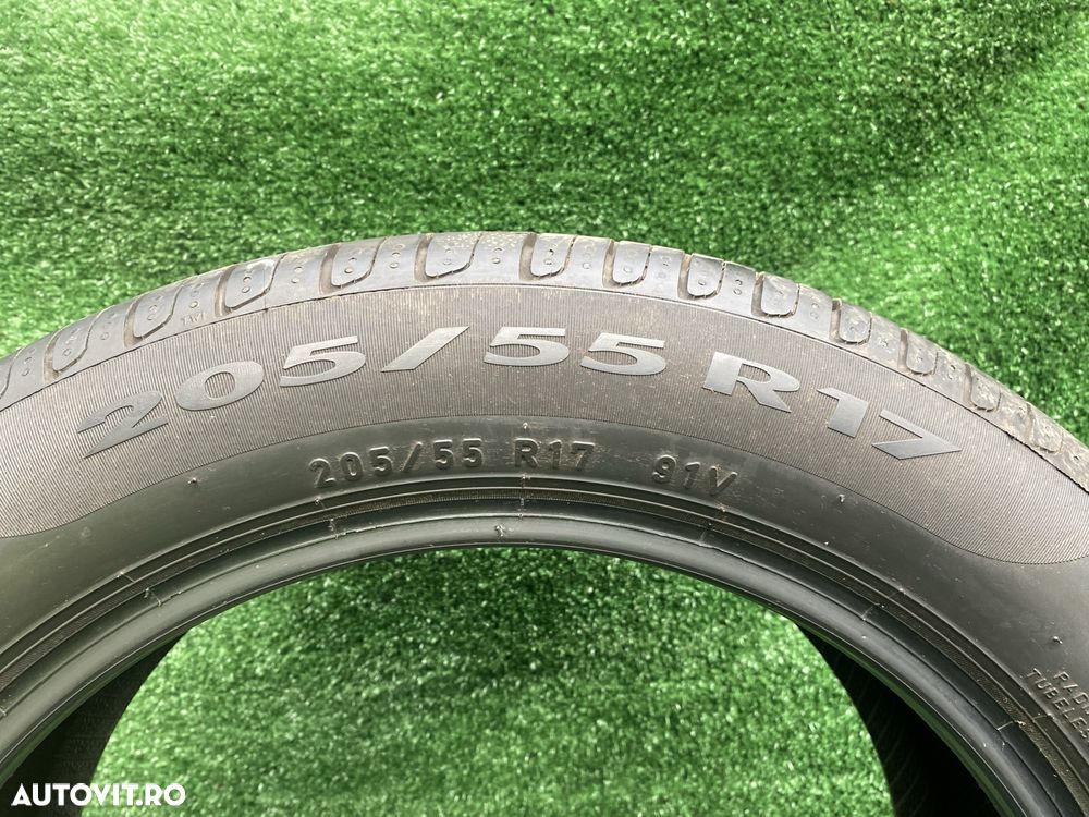 Set 4 anvelope vara Pirelli Cinturato P7 205 55 R17 91V Dot 0922 7.1mm - 5