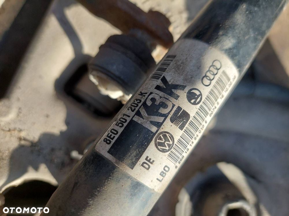 KOMPLETNE ZAWIESZENIE BELKA SANKI TYŁ QUATTRO DYFER AUDI A4 B6 EUB - 4