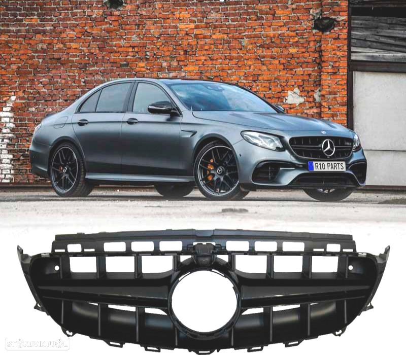 GRELHA MERCEDES CLASSE E W213 16-19 LOOK AMG E63 PRETO - 1