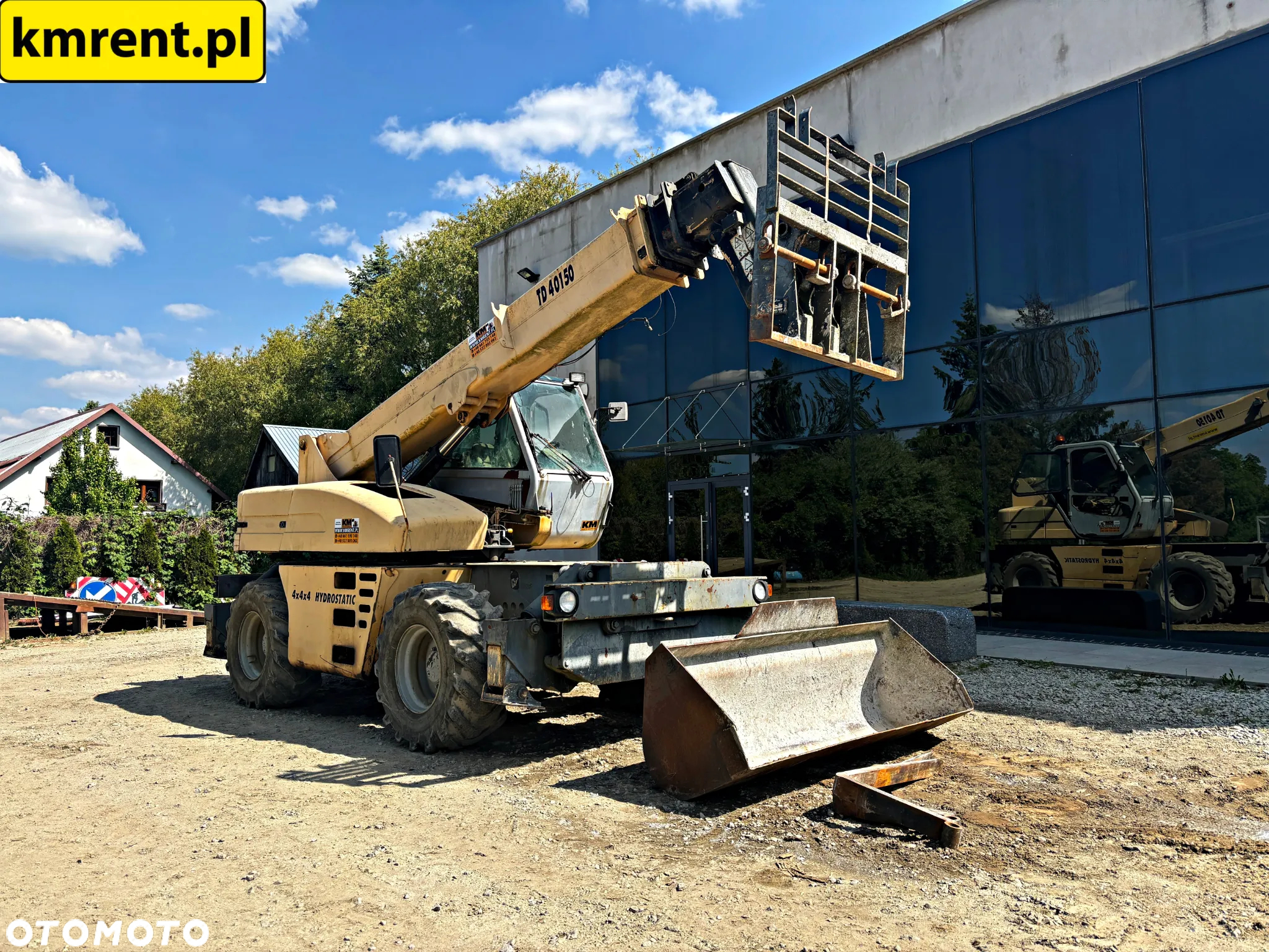 Bobcat SAMBRON TD 40150 ŁADOWARKA TELESKOPOWA OBROTOWA 1999R. | MANITOU MRT 1440 1540 TEREX 3514 JCB 535-140 - 6