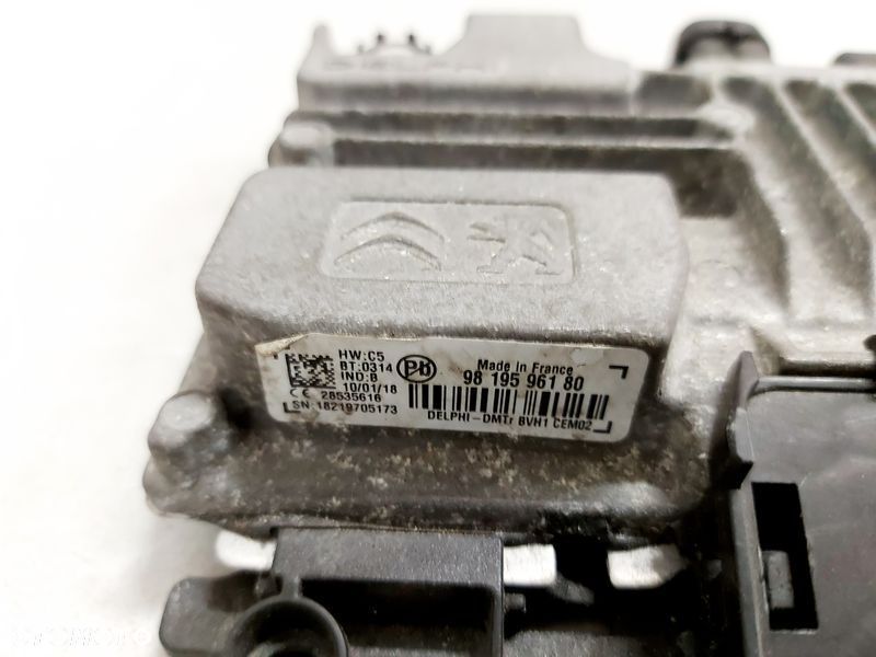 citroen ds3 moduł sterownik start stop 9819596180 - 3