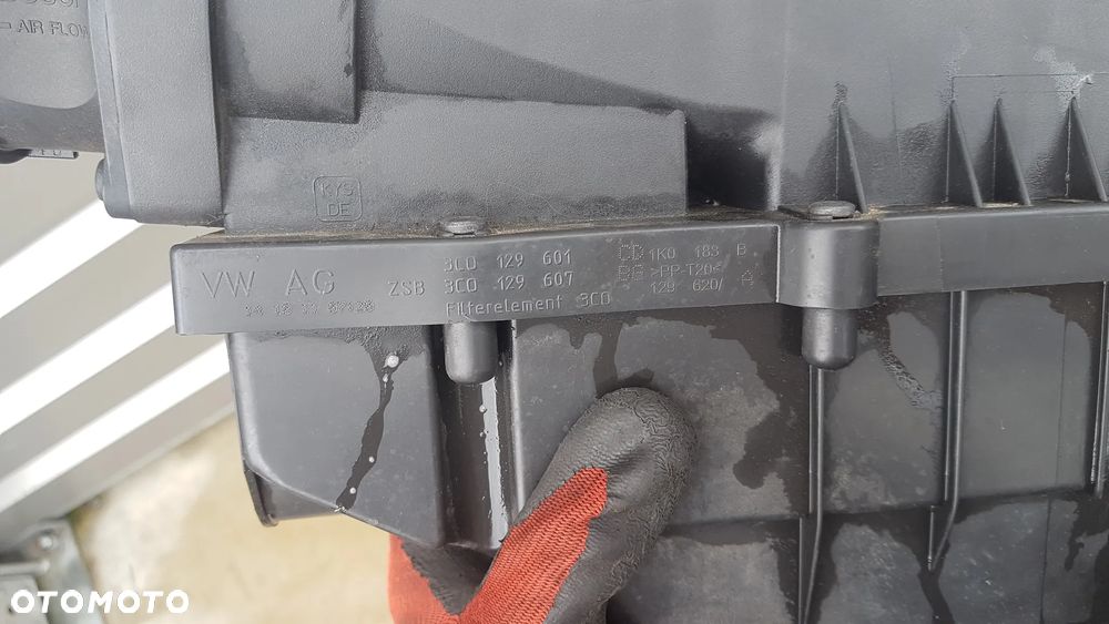 VW GOLF VI 2.0 TDI PASSAT  B7 OBUDOWA FILTRA POWIETRZA 3C0129601 - 3