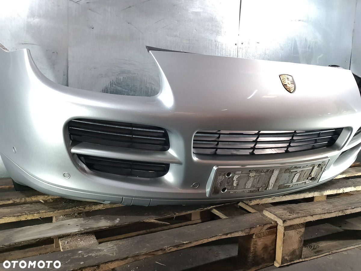 ZDERZAK PRZÓD PORSCHE CAYENNE lak.8E8E SREBRNY - 3