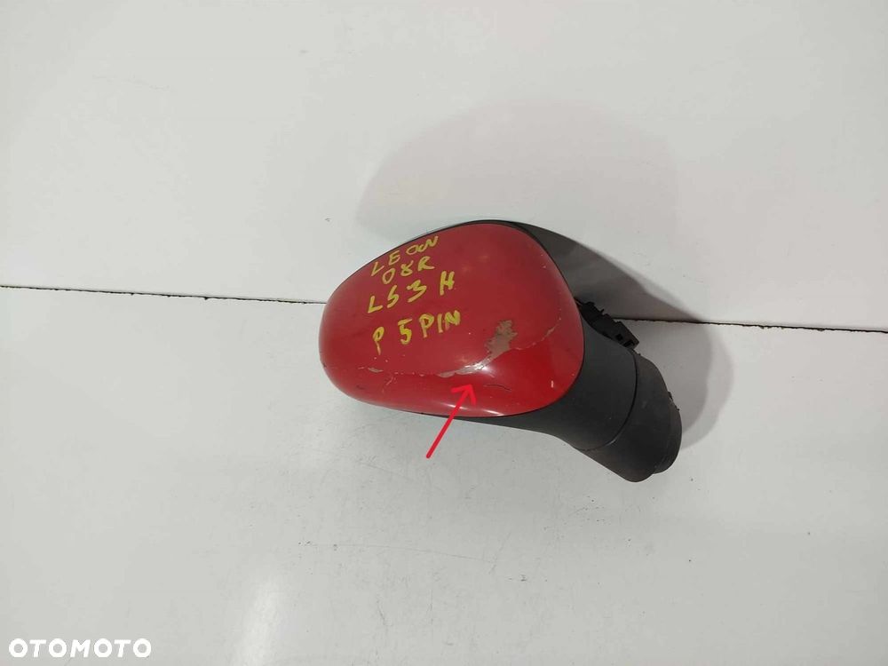 LUSTERKO PRAWE DRZWI SEAT LEON II 05-09 5 PIN LS3H - 4