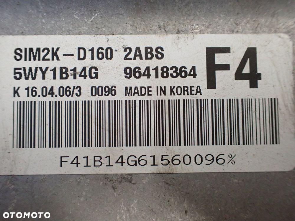 KOMPUTER SILNIKA CHEVROLET EPICA II 2.0 - 6