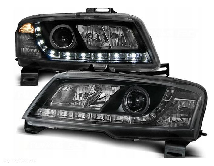 LAMPY REFLEKTORY FIAT STILO OD 2001 DO 2008 HATCHBACK DAYLIGHT LED - 2