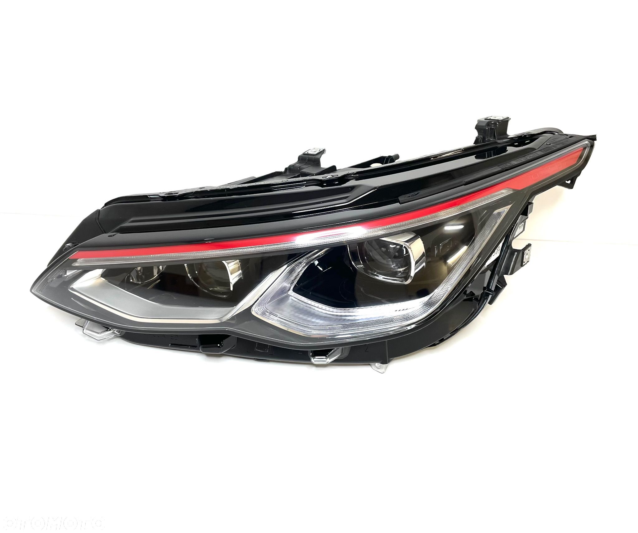 VW GOLF 8 LAMPA PRZÓD LEWA MATRIX IQ LIGHT GTI RED CZERWONA 5H1941059A KOMPLETNA Z PRZETWORNICAMI - 1