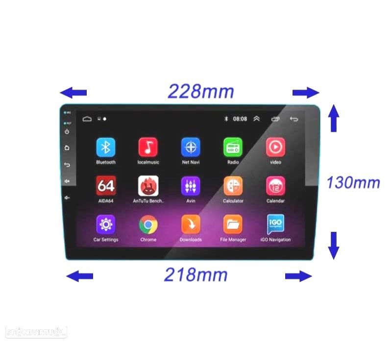 AUTO RADIO 9" ANDROID 13 QUAD CORE 64GB ROM - 6