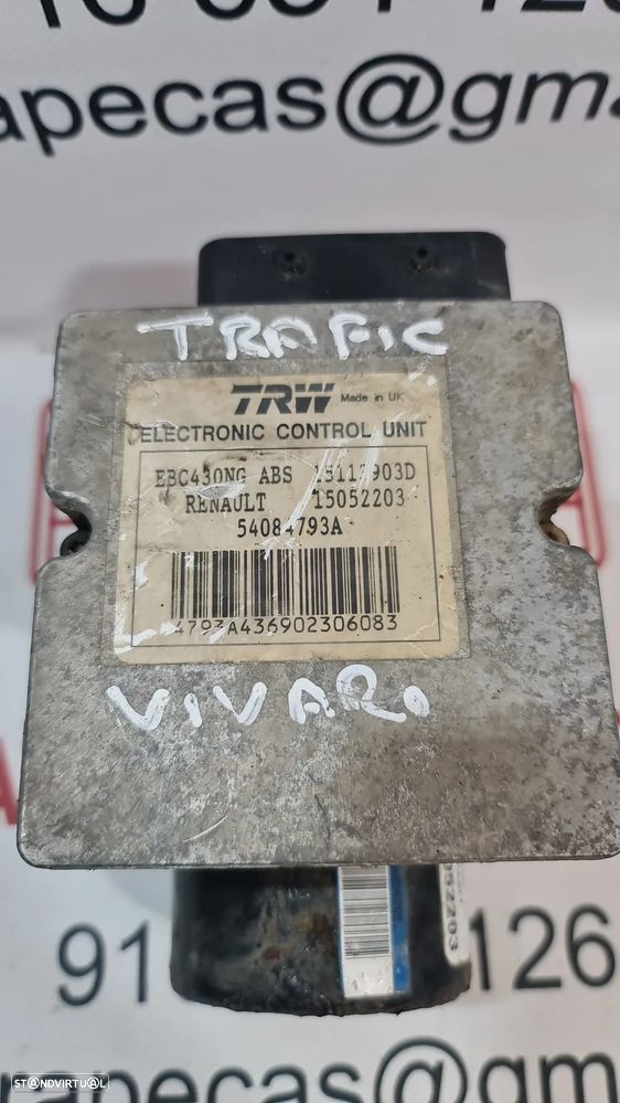 Módulo ABS Renault / Opel 8200511146 93857506 15052203 15118903D 15052203 EBC43ONG 54084793A 4793A436902306083 Original - 3