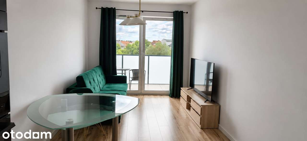Mieszkanie z balkonem i garażem, 44 m²