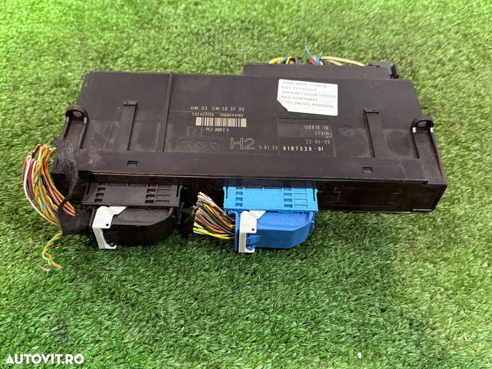 BCM MODUL CALCULATOR CONFORT BMW 118D SERIA 1 E87 LCI 2.0 DIESEL 2009 COD OEM 918753901 9187539 2005-2013 - 4