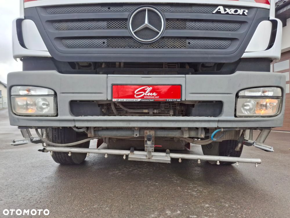 Mercedes-Benz Axor 1829 Zamiatarka BUCHER OptiFant 70 2 Silniki Karcher Wysokiego Ciśnienia Szczotki L/R Listwa Ciśnieniowa + Lanca Eunited PM10 - 10