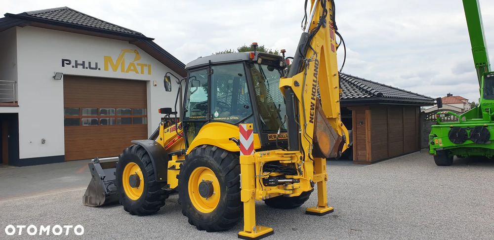 New Holland LB115B rok 2006 łyżka skarpowa hydr. + do kopania na dżojstikach - 4