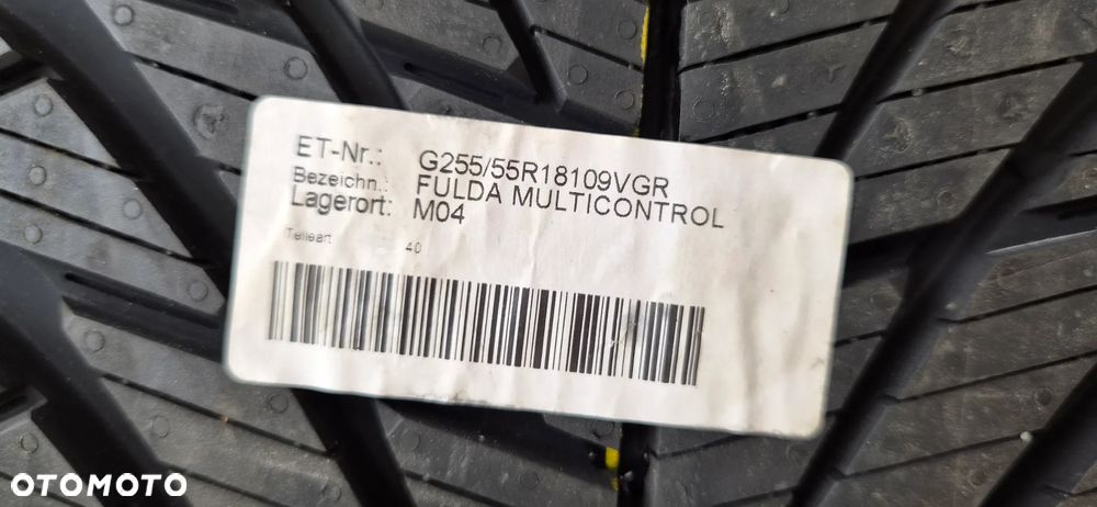 4x OPONY FULDA MULTICONTROL SUV M+S XL 255 55 R18 109V 2023 NOWE - 7