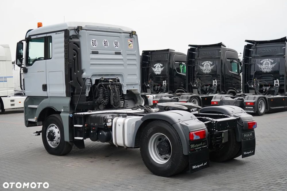 MAN TGX 18.500 / 4x4 / HYDRAULIKA / HYDRODRIVE / NISKA KABINA / OPONY 100% / EURO 6 / - 8