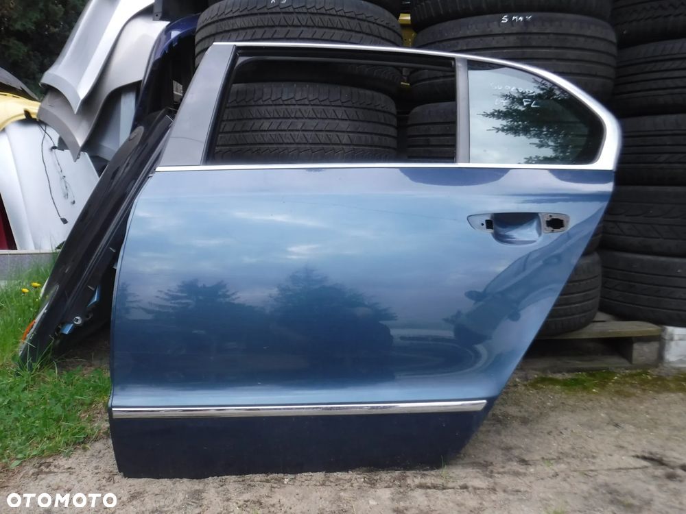 Skoda Superb II 2 LIFT FL 12-15 LW5Q F0F0 sedan liftback drzwi tyl lewe prawe HB szyba - 15