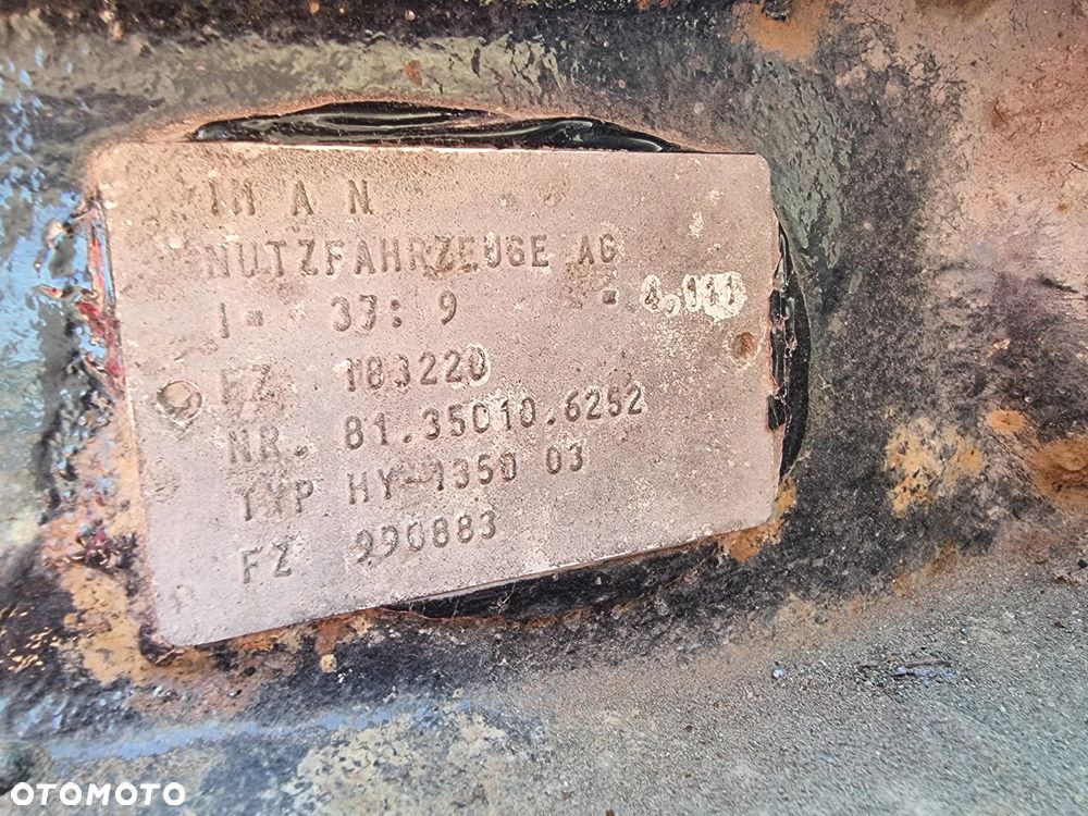 Wkład mostu Man TGA typ 1350 03 przełożenie 39/7  4,111 - 1