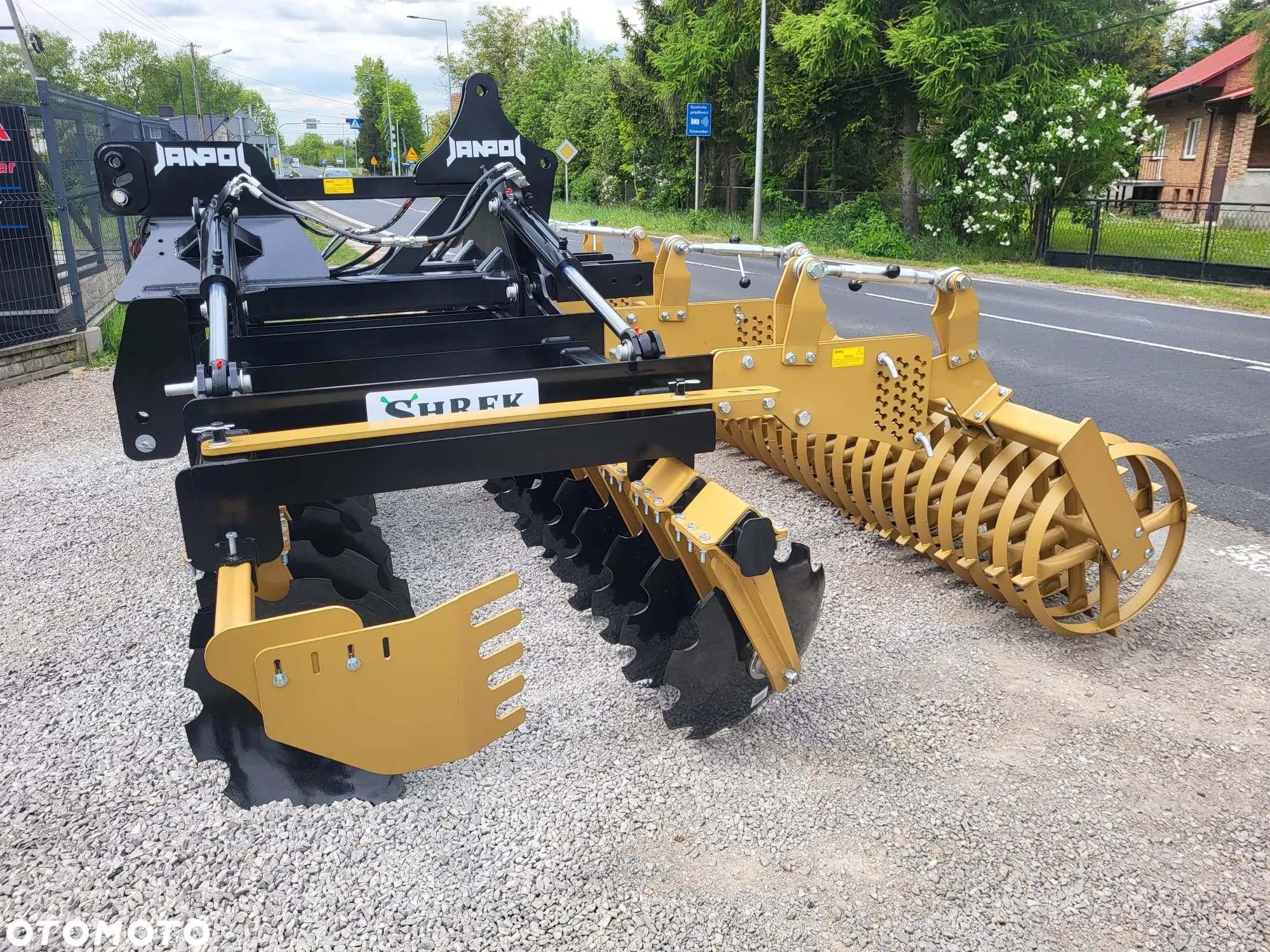 brona talerzowa hydrauliczna JANPOL SHREK 5m 560 talerz daszek 600 HIT - 6